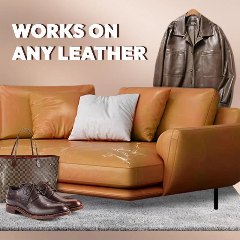 👞 BUY 2 GET 1 FREE! ✨ Leather Care & Cleaning Cream – Deep Cleans, Nourishes & Restores Shine, Includes Sponge 🧼