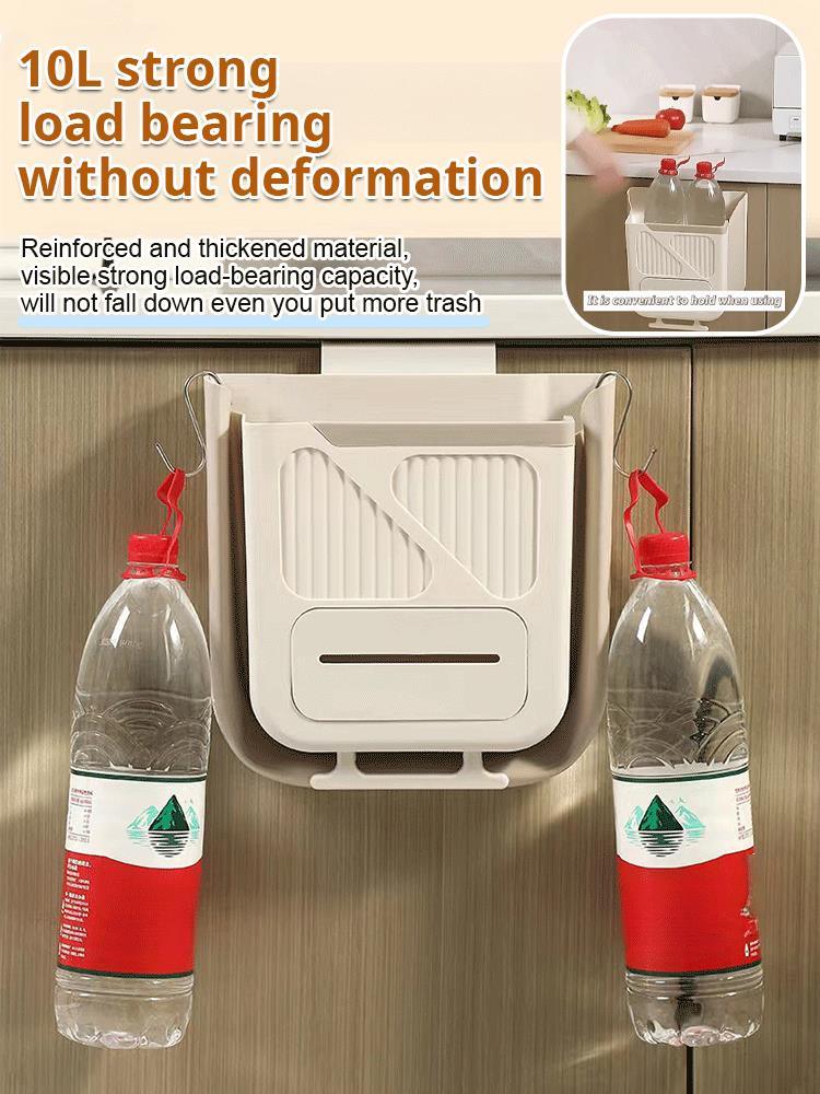 ⏳Time-Limited Special⏰Foldable Hanging Trash Can – Space Saving, Leak Proof & Easy to Clean🧼