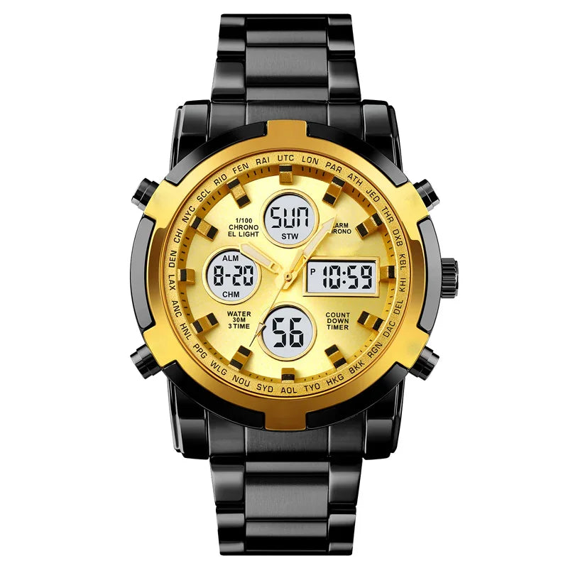⌚ 50% OFF NOW! 🪖 Men‘s Military Watch – Analog-Digital Display, Waterproof & Shock-Resistant 🛡️