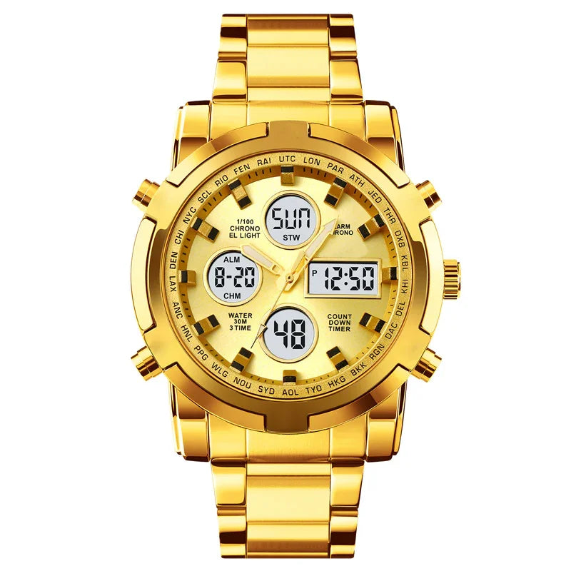 ⌚ 50% OFF NOW! 🪖 Men‘s Military Watch – Analog-Digital Display, Waterproof & Shock-Resistant 🛡️