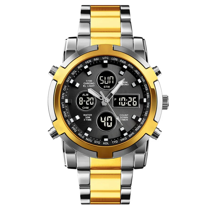 ⌚ 50% OFF NOW! 🪖 Men‘s Military Watch – Analog-Digital Display, Waterproof & Shock-Resistant 🛡️