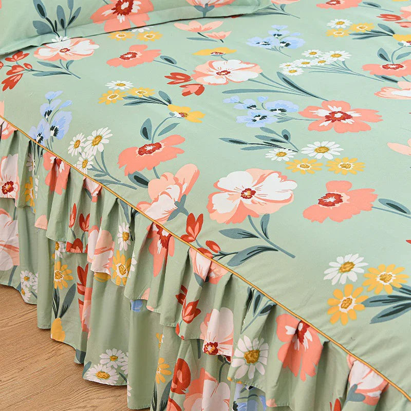 ⏳Time-Limited Special⏰3-Piece Ruffled Bed Skirt Set🛏️