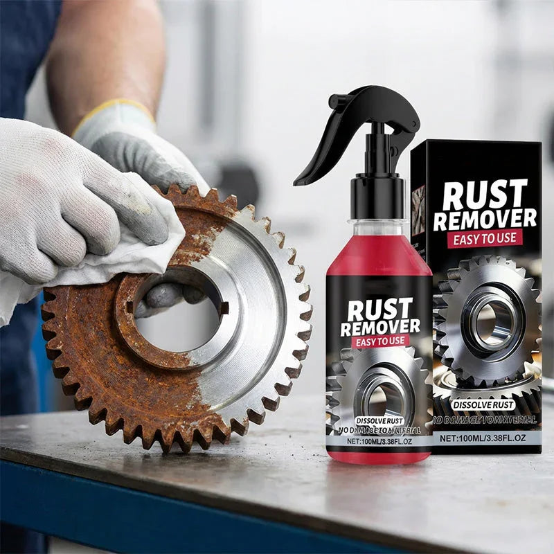 ⏳Time-Limited Special⏰Multi-Purpose Metal Rust Remover Spray – Dissolves rust quickly, prevents re-corrosion & safe for tools, auto parts or outdoor gear 🛠️