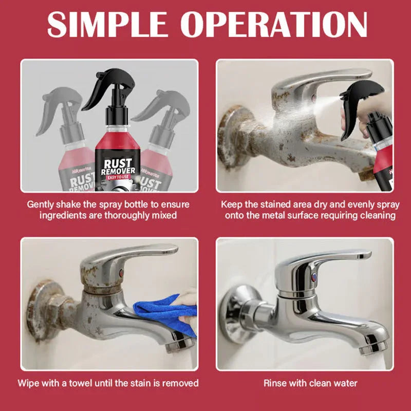 ⏳Time-Limited Special⏰Multi-Purpose Metal Rust Remover Spray – Dissolves rust quickly, prevents re-corrosion & safe for tools, auto parts or outdoor gear 🛠️