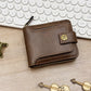 Men's Vintage Style Zipper Wallet