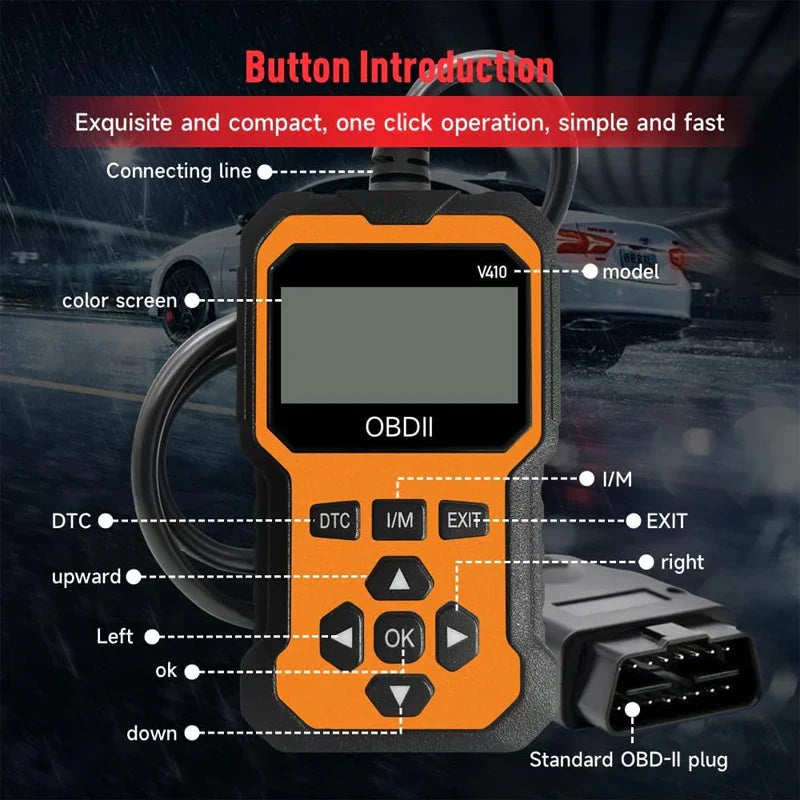 ⏰40% Off!🔧 Plug it in and scan! Professional-grade OBD2 diagnostic tool.  Even beginners can easily maintain their vehicles.⚡
