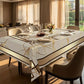 Waterproof Marble-Print Tablecloth