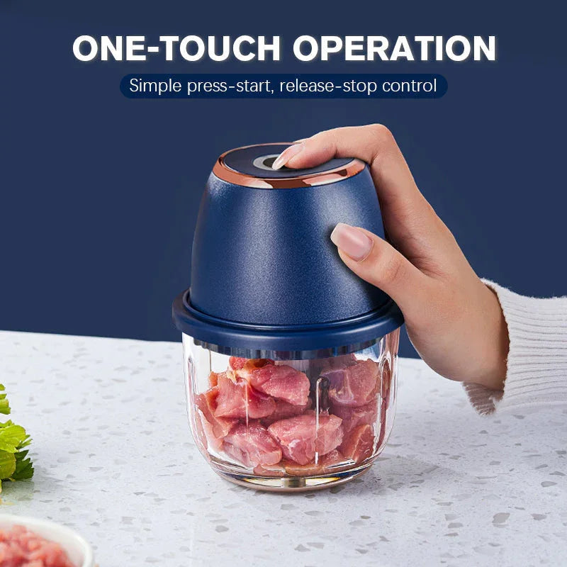 💎50% OFF! 💎 Powerful Large-Capacity Electric Food Chopper – Robust Motor, Smart Design & Stainless Steel Blades