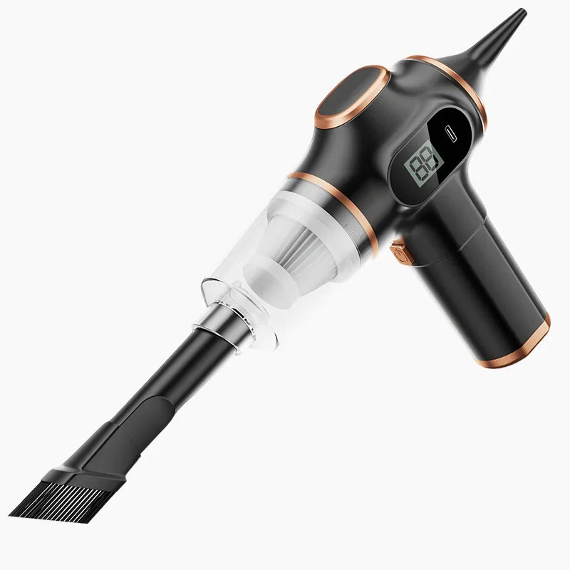 🚗 60% OFF NOW! ✨ 4 in 1 High Power Cordless Car Vacuum Cleaner – Strong Suction, Long Battery Life & Versatile Attachments 🍃