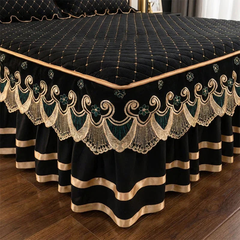 🛏️2026 New Arrivals - 40% Off!🌸Ruffled Bed Sheet Skirt / Pillowcases