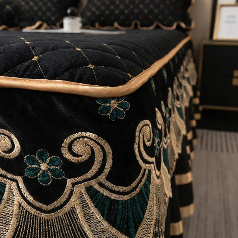 🛏️2026 New Arrivals - 40% Off!🌸Ruffled Bed Sheet Skirt / Pillowcases