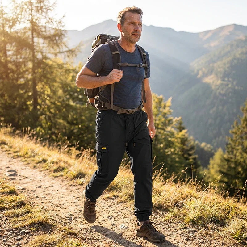 👖50% OFF🏃 Workwear Sweatpants | Drawstring waist · Durable polyester · Tapered legs · Multiple pockets