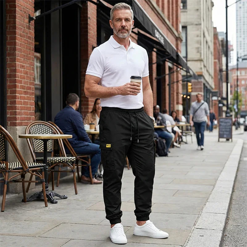 👖50% OFF🏃 Workwear Sweatpants | Drawstring waist · Durable polyester · Tapered legs · Multiple pockets