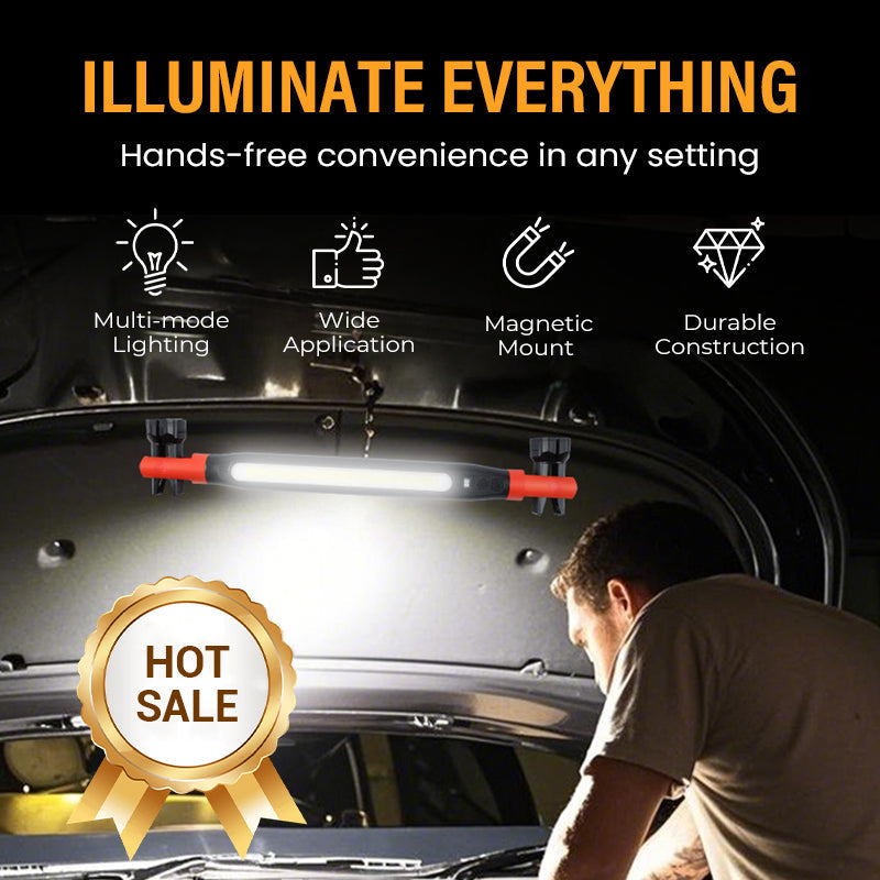 🔦Limited-time 40% off offer!🏕️4-in-1 Rechargeable Work Light – Hands-Free, Anywhere