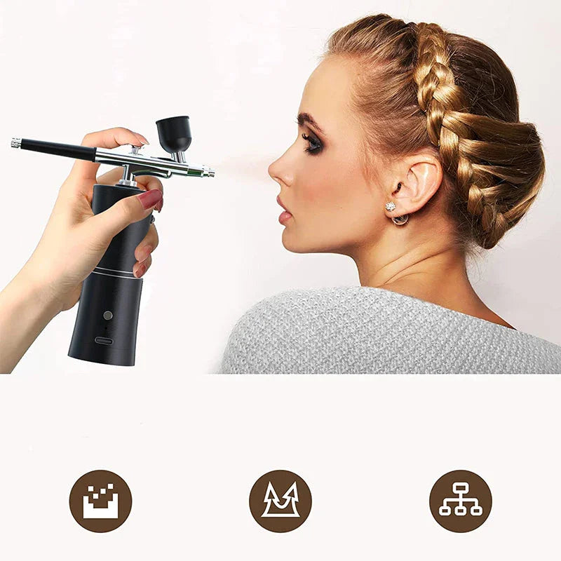 Portable Cordless Airbrush Kit with Compressor