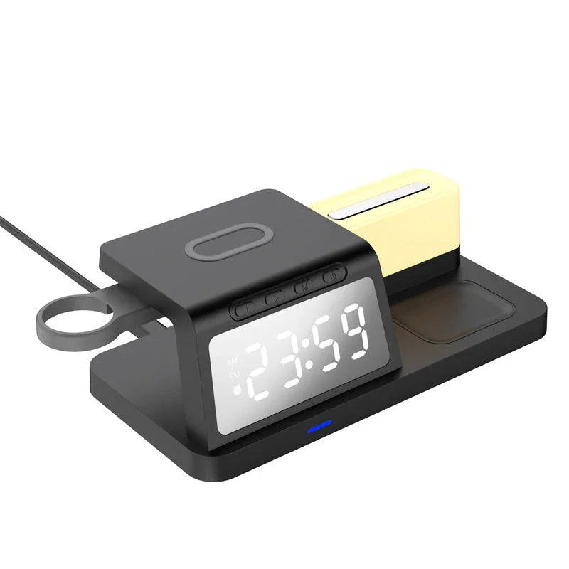 🥳2026 HOT SALE🥳7-in-1 Fast-Charging Wireless Charging Station With Clock