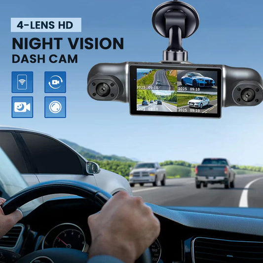 🚗 LIMITED-TIME 50% OFF! ✨ 360° Eagle Eye Parking Camera – 1080P, 4-Way Display, WiFi 📹