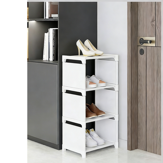 👠🚪 Vertical Shoe Rack for Entryway – Space-Saving, Sturdy Metal Frame & Easy Assembly 👟
