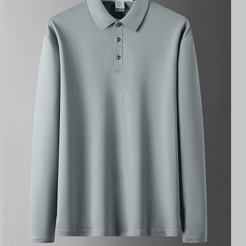 👔 LIMITED-TIME 50% OFF! ✨ Men's Business-Casual Long Sleeve Shirt – Classic Collar, Breathable, Solid Color Versatility 💼