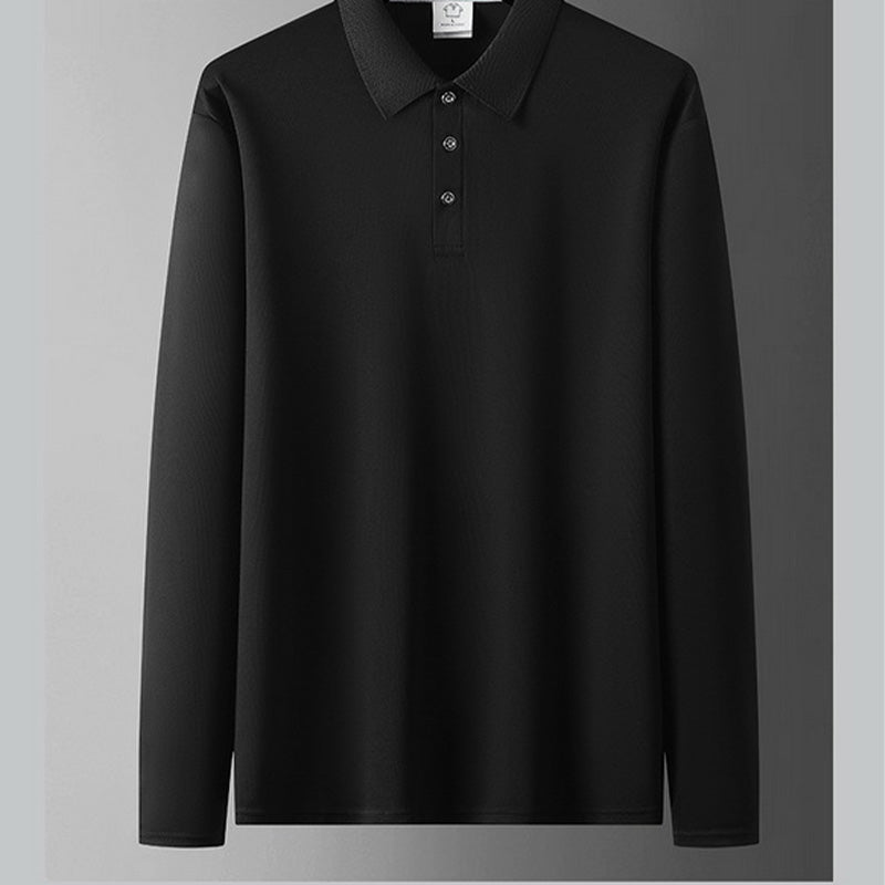 👔 LIMITED-TIME 50% OFF! ✨ Men's Business-Casual Long Sleeve Shirt – Classic Collar, Breathable, Solid Color Versatility 💼