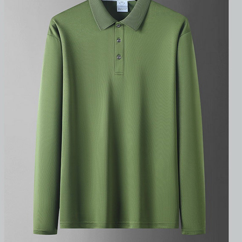 👔 LIMITED-TIME 50% OFF! ✨ Men's Business-Casual Long Sleeve Shirt – Classic Collar, Breathable, Solid Color Versatility 💼