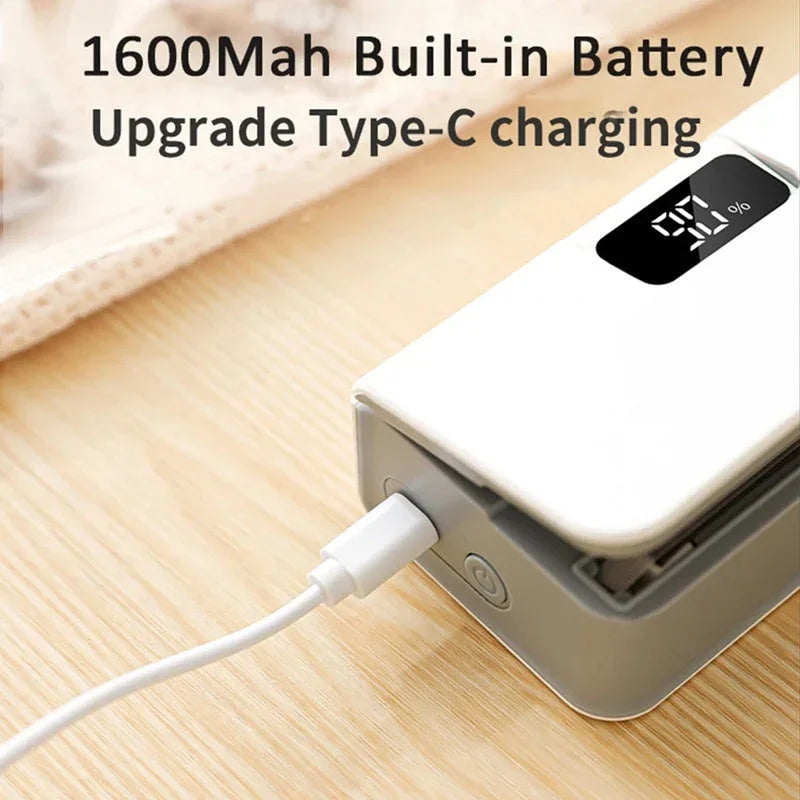 🔥【HOT SALE】Rechargeable 2-in-1 Mini Bag Sealer with Cutter