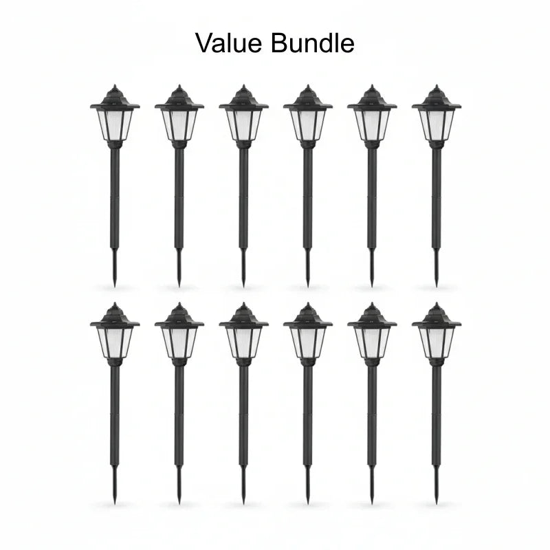 🏡 HOT SALE! ⚡ Vintage Solar-Powered Hexagonal Garden Lights – Auto On/Off, Waterproof, Retro Design, Energy Saving & Perfect for Patio Yard Pathway Decor ✨