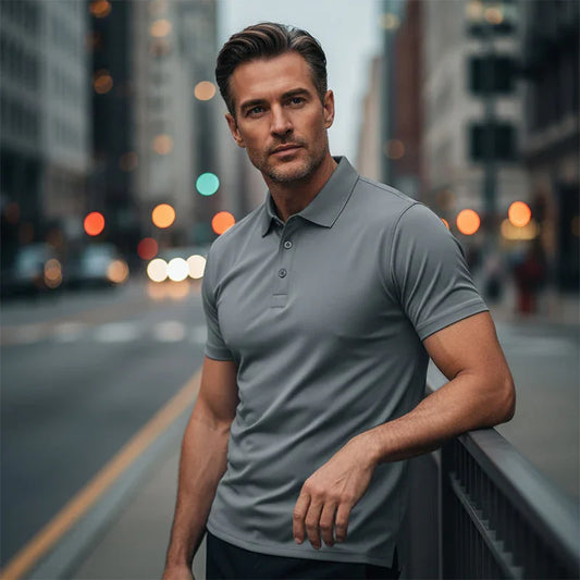 🥳2026 HOT SALE🥳💞50K+ SOLD!👔⚡ 50% OFF!👕Men's Quick-Dry Short-Sleeve Lapel T-Shirt