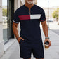 🥳2026 HOT SALE💞50K+ SOLD!✨Men's Quarter-Zip Shirt & Shorts Set
