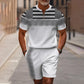 🥳2026 HOT SALE💞50K+ SOLD!✨Men's Quarter-Zip Shirt & Shorts Set