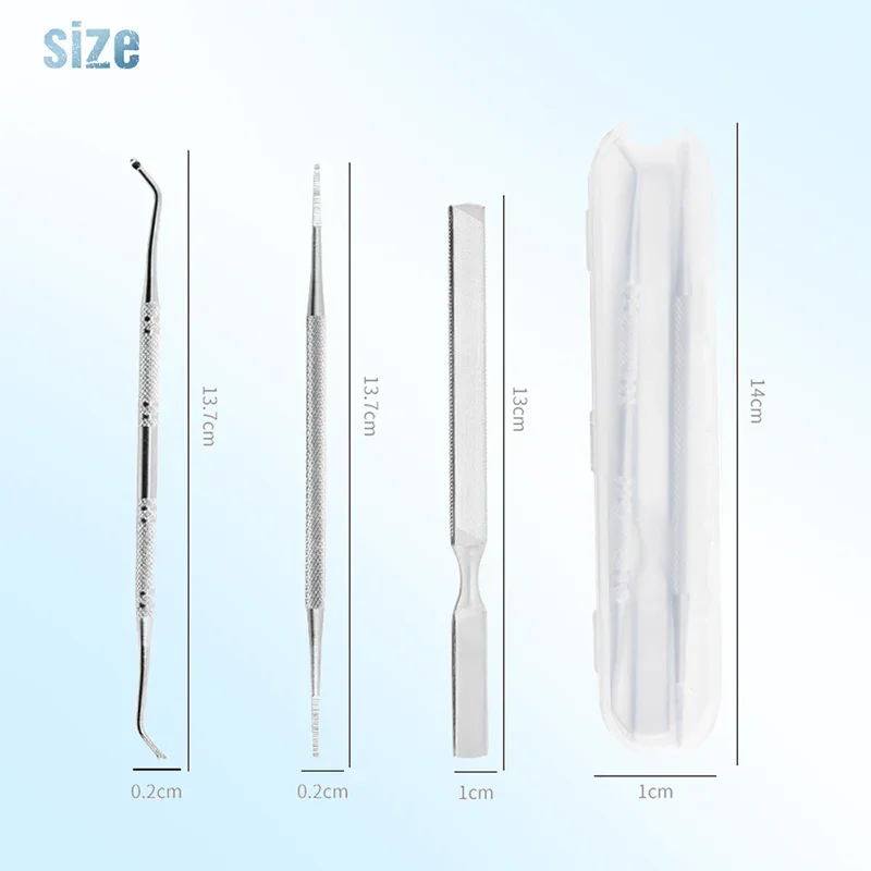Stainless Steel Manicure & Pedicure Tool Set