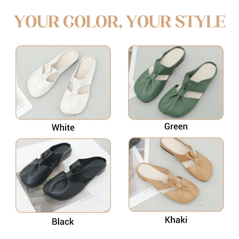 ⏰🔥LIMITED TIME 50% OFF!🔥50K+ SOLD!Women's Soft Sole Knot Mules