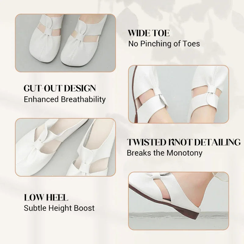 ⏰🔥LIMITED TIME 50% OFF!🔥50K+ SOLD!Women's Soft Sole Knot Mules