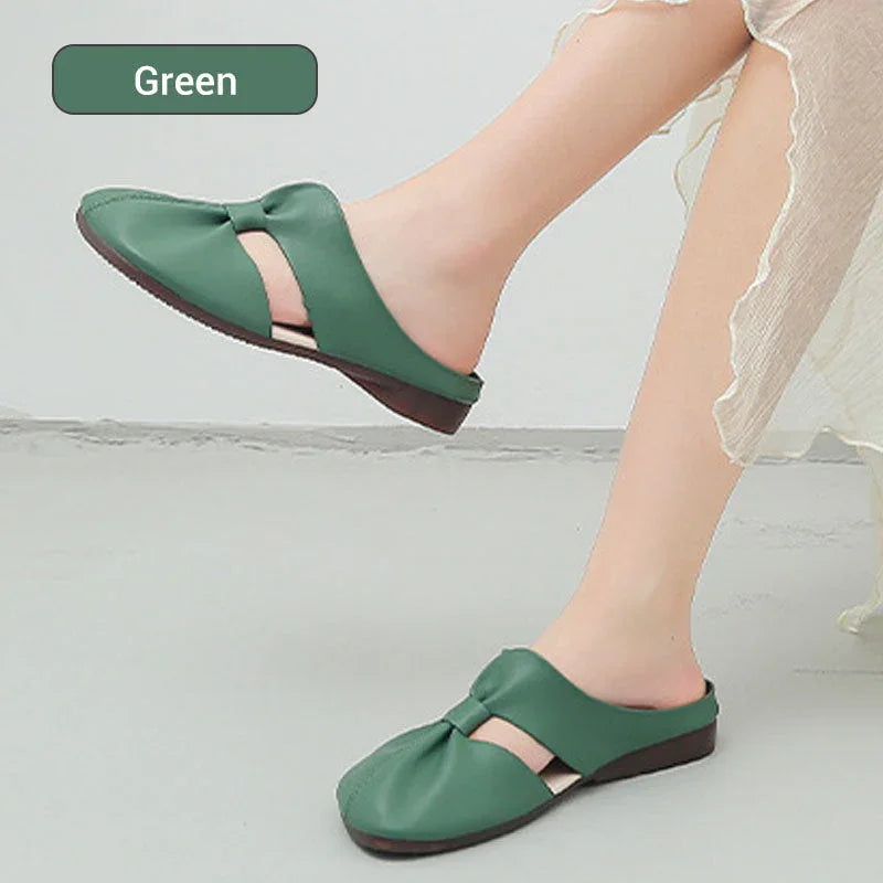 ⏰🔥LIMITED TIME 50% OFF!🔥50K+ SOLD!Women's Soft Sole Knot Mules
