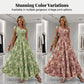 🌸 LIMITED-TIME 50% OFF! 👗 Women's V-Neck Floral Smocked Maxi Dress – Elegant, Bohemian, Lightweight 🦋