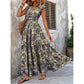 🌸 LIMITED-TIME 50% OFF! 👗 Women's V-Neck Floral Smocked Maxi Dress – Elegant, Bohemian, Lightweight 🦋