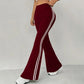 ⏰🔥LIMITED TIME 50% OFF!🔥50K+ SOLD!High-Waist Side Stripe Flared Pants