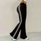 ⏰🔥LIMITED TIME 50% OFF!🔥50K+ SOLD!High-Waist Side Stripe Flared Pants
