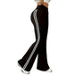 ⏰🔥LIMITED TIME 50% OFF!🔥50K+ SOLD!High-Waist Side Stripe Flared Pants
