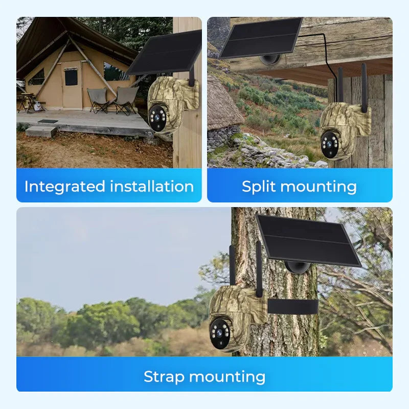 🥳2026 HOT SALE🥳💞50K+ SOLD!🏠⚡ 50% OFF! 4MP Solar PTZ Camera – 355° pan & tilt, eliminates blind spots. Built-in battery, solar rechargeable. Two-way talk, instant alerts. Tough enough for any weather. 🌧️🛡️