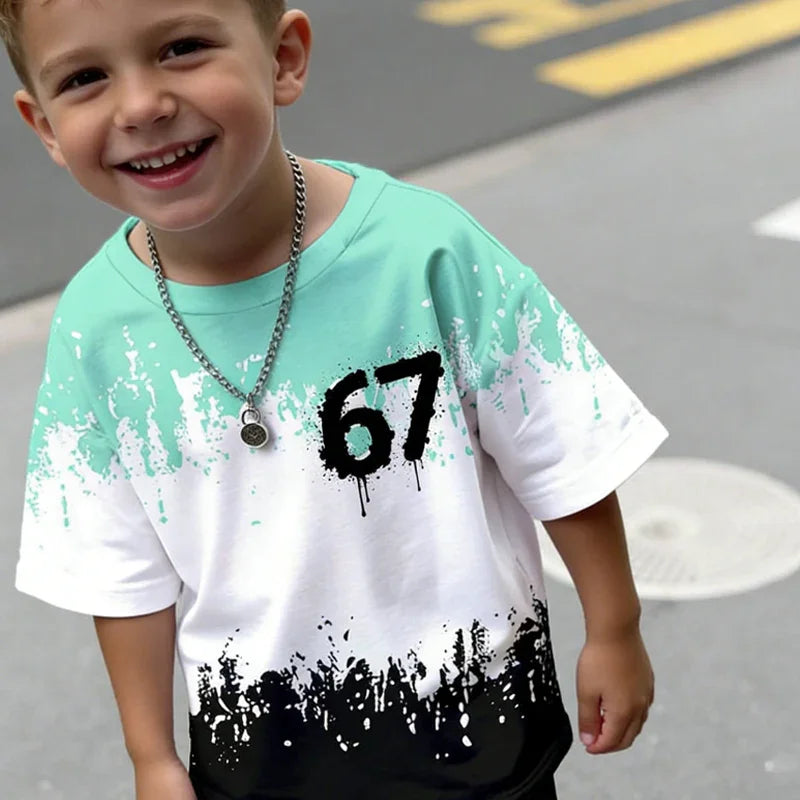 👕 50% OFF NOW! 🌟 Boys' 3D Print T-Shirt & Shorts Set – Vibrant Graphics, Breathable & Durable 🏃‍♂️