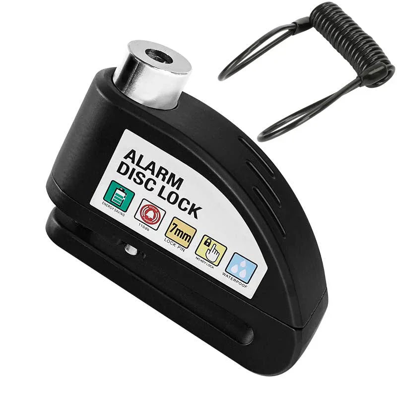 🔒 Motorcycle/Bicycle Disc Brake Lock with Alarm | Instant security, effective deterrent 🚨