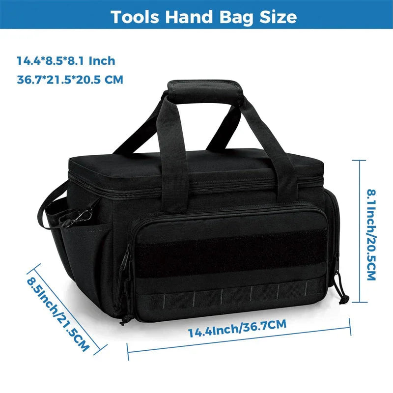 🔥🔥14-Inch Heavy-Duty Canvas Tool Bag