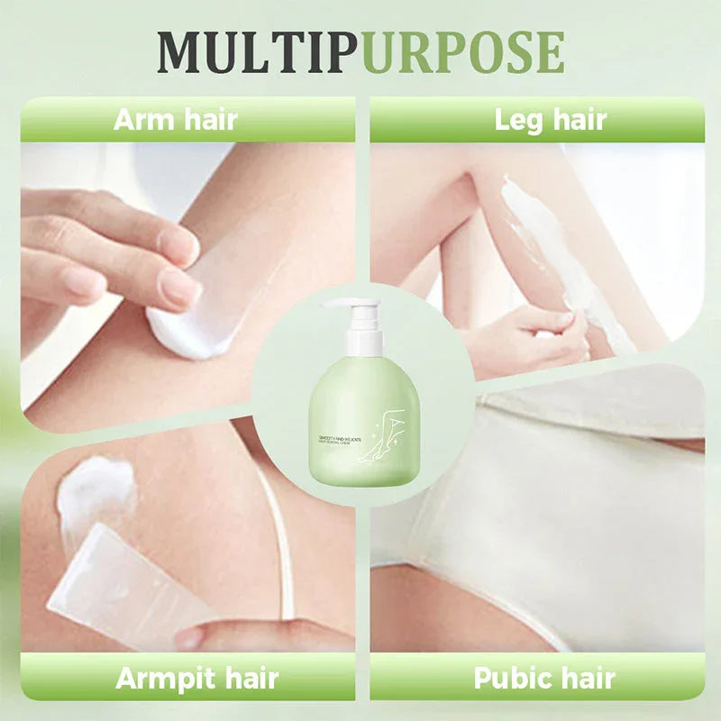 💥Large-size hair removal cream Gentle and non-irritating hair removal cream set (hair removal cream + razor) | Limited-time offer 🎁|Limited-time offer🎁