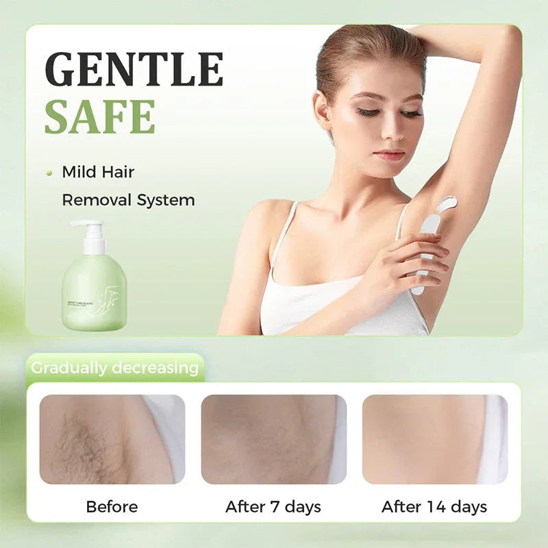 💥Large-size hair removal cream Gentle and non-irritating hair removal cream set (hair removal cream + razor) | Limited-time offer 🎁|Limited-time offer🎁