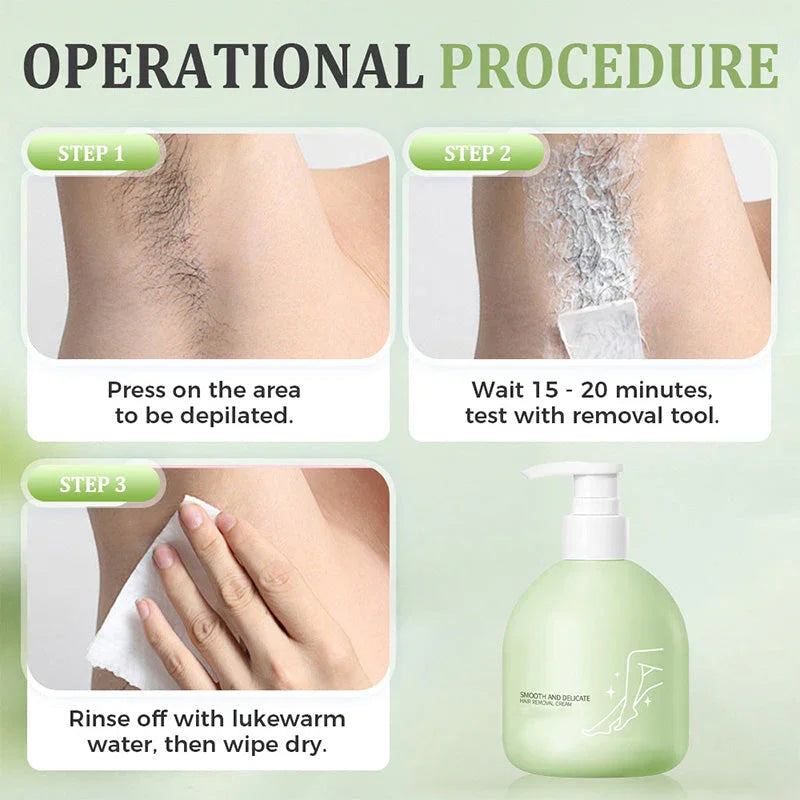 💥Large-size hair removal cream Gentle and non-irritating hair removal cream set (hair removal cream + razor) | Limited-time offer 🎁|Limited-time offer🎁
