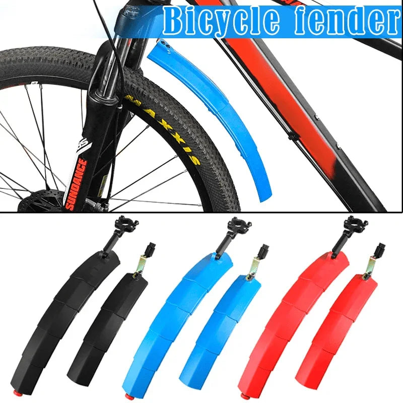 The "Adulting" Mudguard: 2-in-1 Telescopic Shield + Safety Light! 🚨✨ (No More Mud Suits)