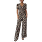 ⏳Time-Limited Special⏰Leopard Print V-Neck Wide-Leg Jumpsuit