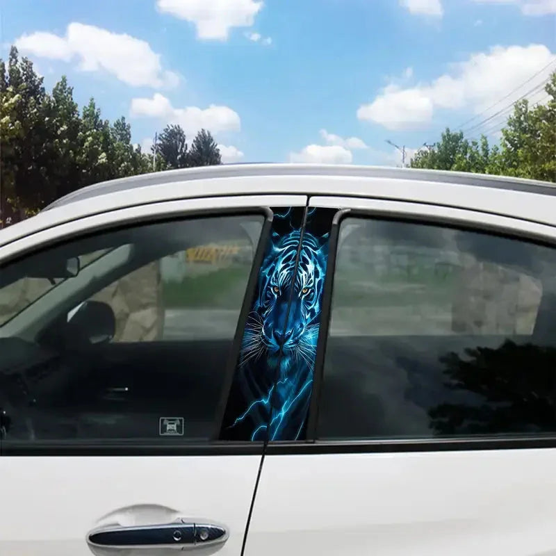🚗 LIMITED TIME: 50% OFF! ✨ Car B-Pillar Sticker Set – High-Gloss, Scratch-Resistant & Easy to Install 🎨