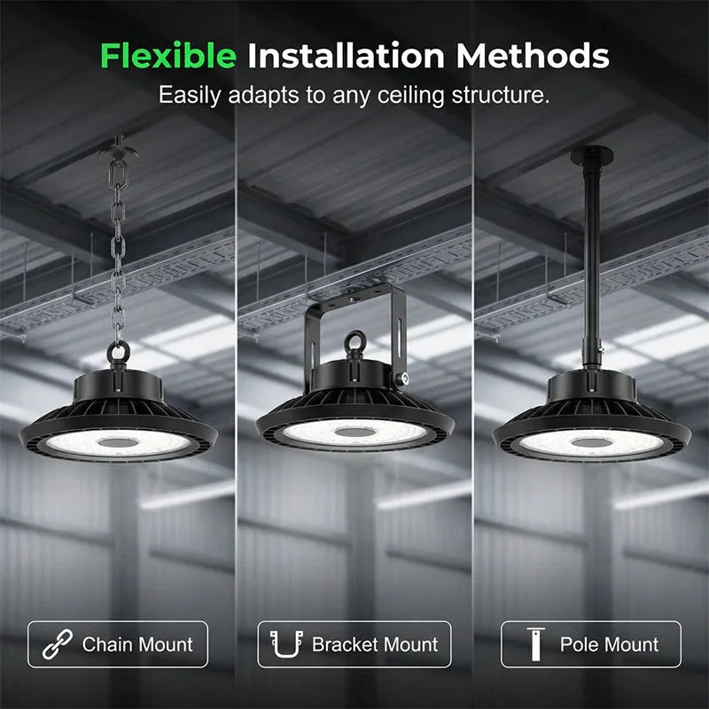 💡 59% OFF NOW! UFO LED High Bay Light – 100W, 160lm/W, 220V, for Industrial, Warehouse & Large Spaces 🏭✨